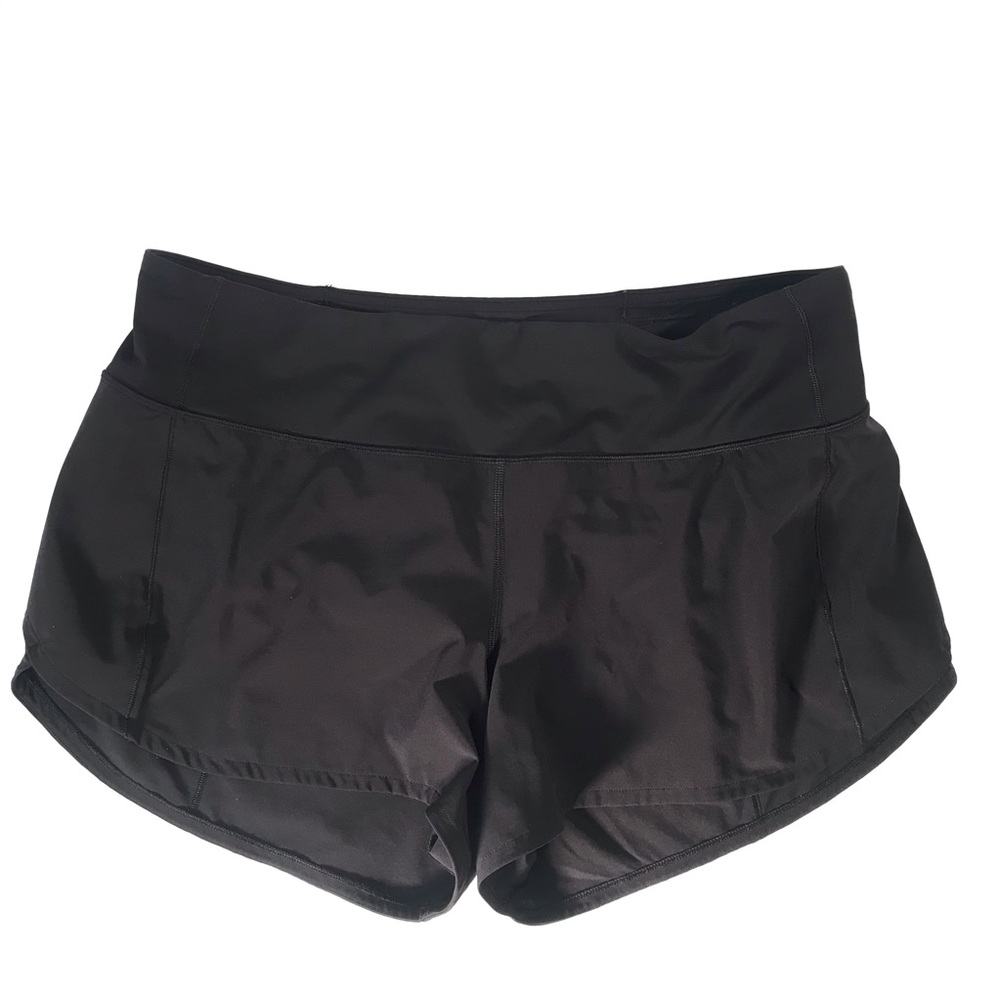 Lululemon Speed Up Shorts Black 4" Inseam 10 Tall
